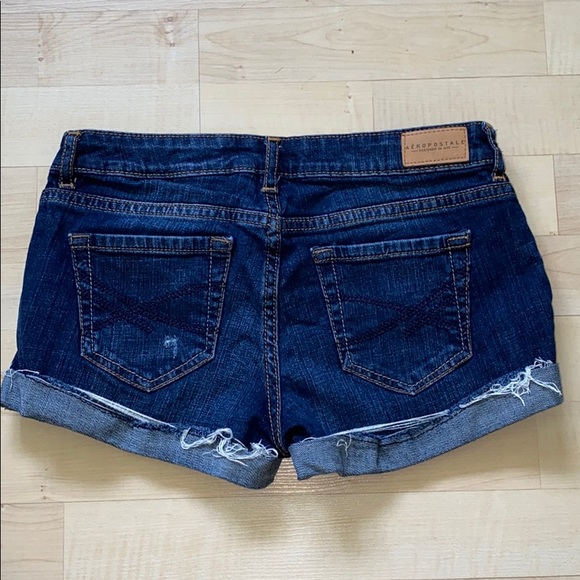 Dark Wash Jean Shorts - Picture 2 of 2
